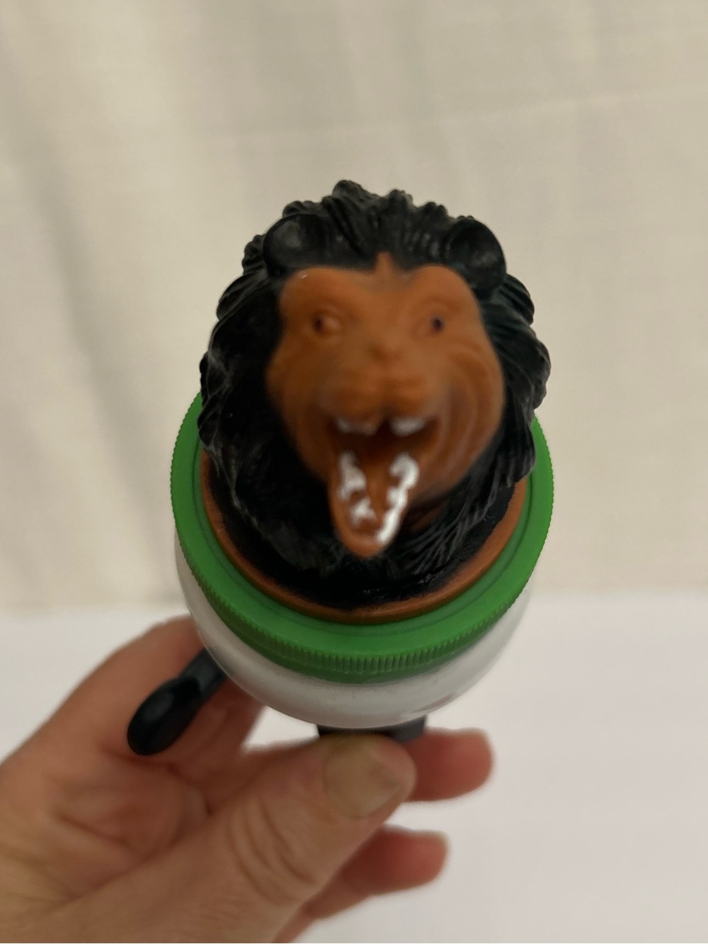 Bike Bell NWT‎ With Plastic Lion Head "Taxidermy" Fidget Spinner Toy